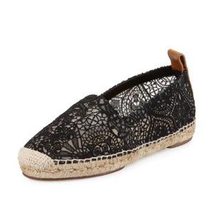 Chloé Lace Espadrille, Size 39